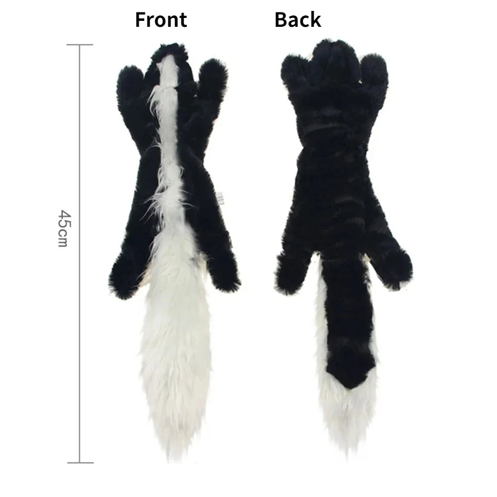 Peluche plano para perros sin relleno y con sonido