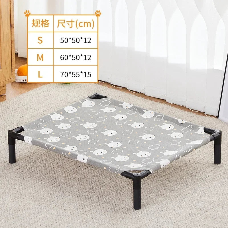 Catre elevado plegable para perros y gatos