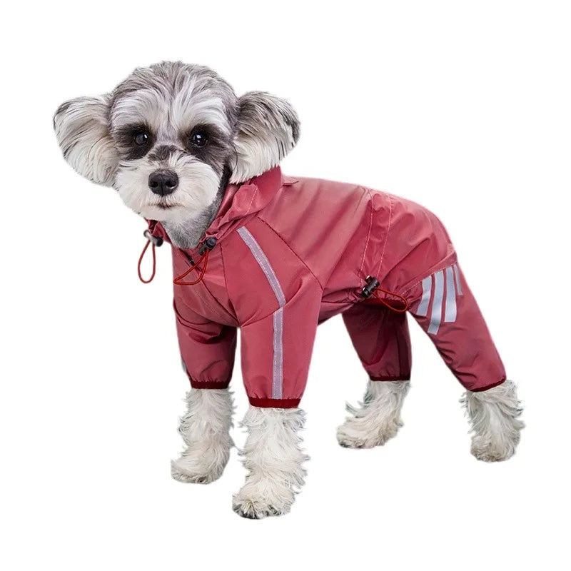 Piloto enterito reflectivo para perros pequeños y medianos