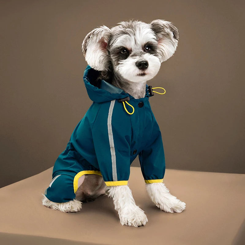 Piloto enterito reflectivo para perros pequeños y medianos